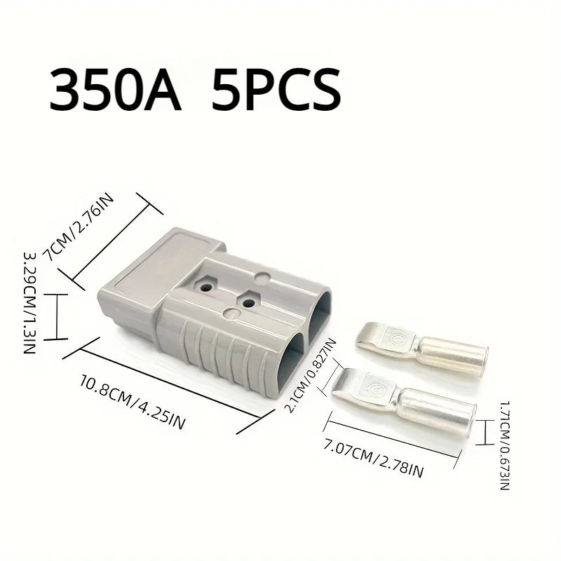 5/10pcs 50A/120A/175A/350A Battery Quick Connect Disconnect Connector 600V Towing Winch Quick Connect Wire Harness Plug