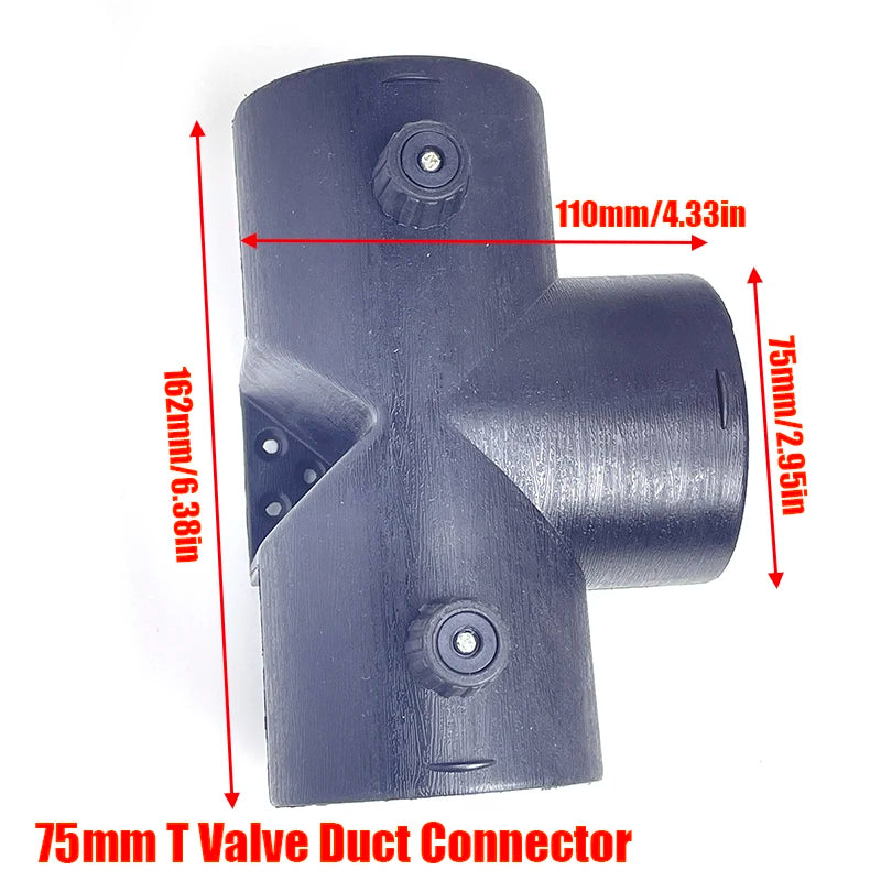 Air Diesel Heater 75mm Diameter 200cm Length Duct Pipe Tube Hose Outlet Exhaust Joiner Connector For Webasto Eberspaecher