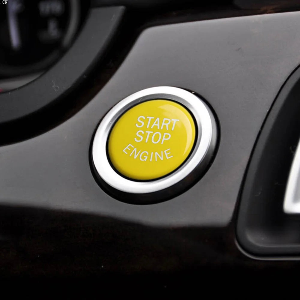Car Engine START Button Replace Cover STOP Switch Accessories Key Decor For E Chassis Key E90E60E70 Three Series Five Series X3