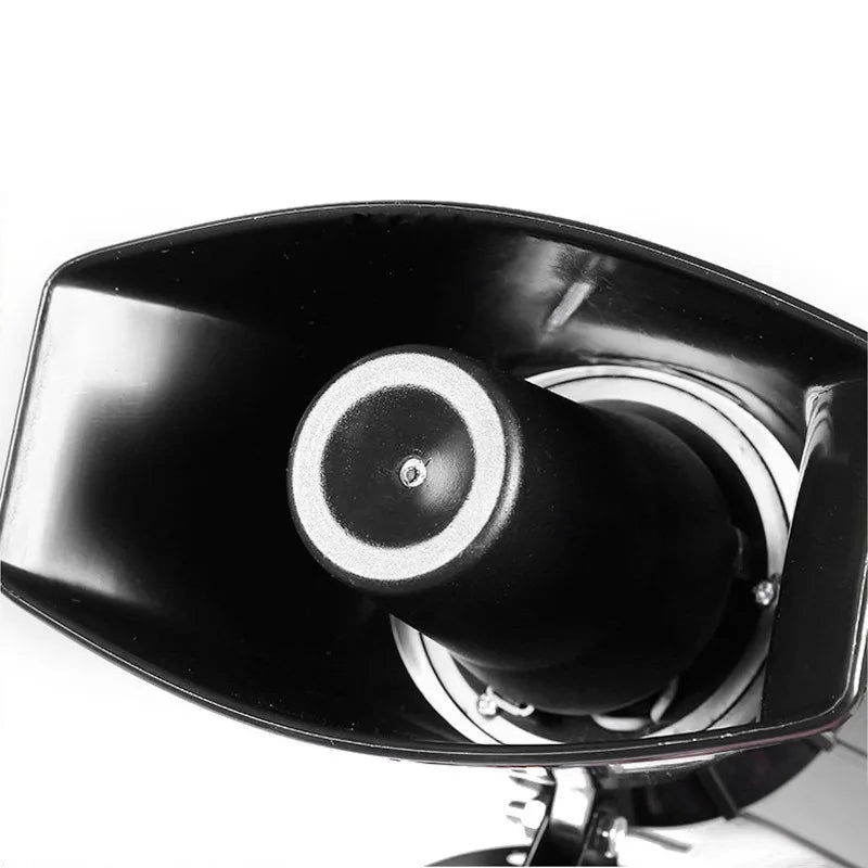 7-Sound Loud Car Warning Alarm Truck Alarm Loudspeaker 12V Siren Air Horn Megaphone Police Firemen Car Horn 110DB