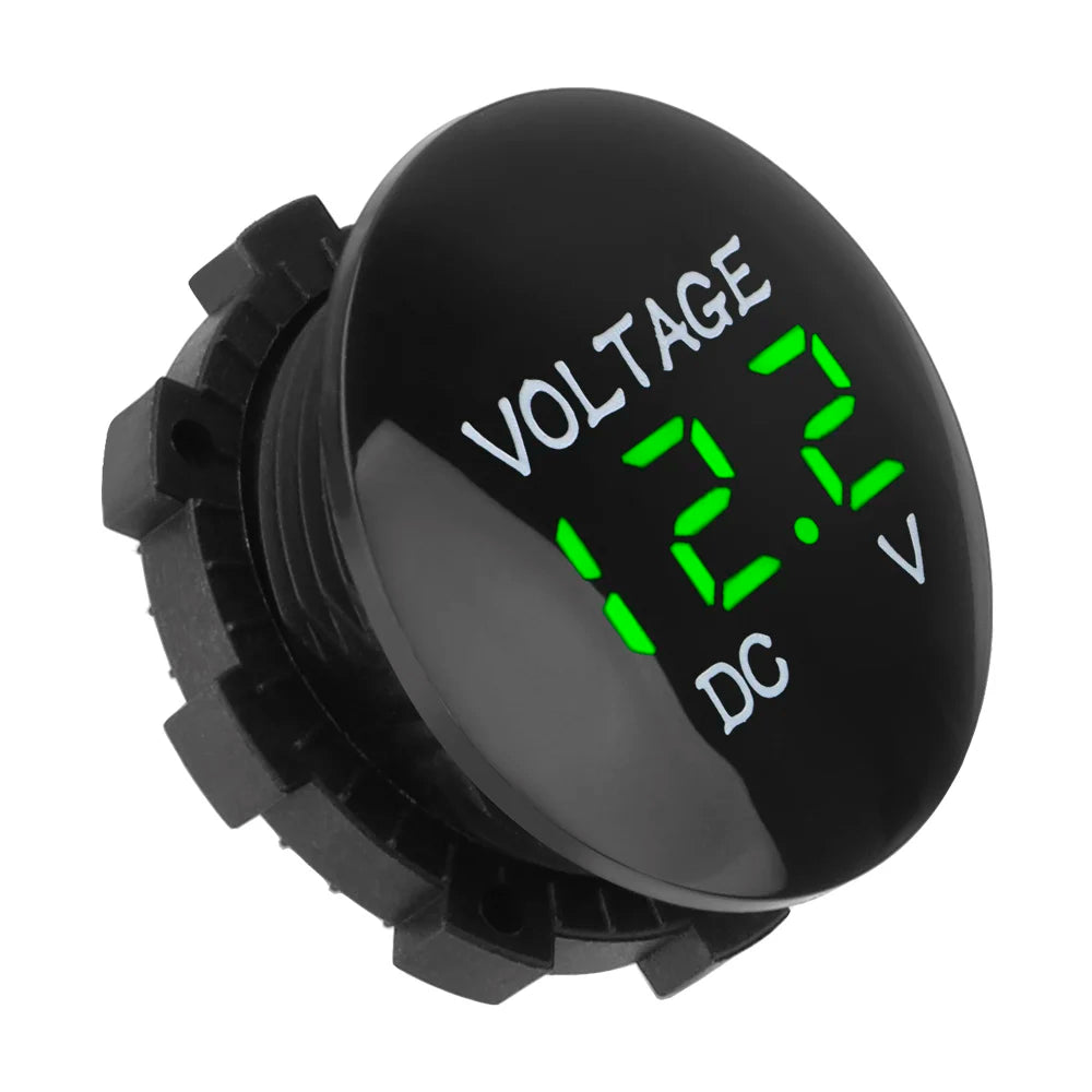 Led Display Voltage Meter Tester DC 12V-24V Mini Digital Voltmeter Ammete For Car Auto Motorcycle Boat