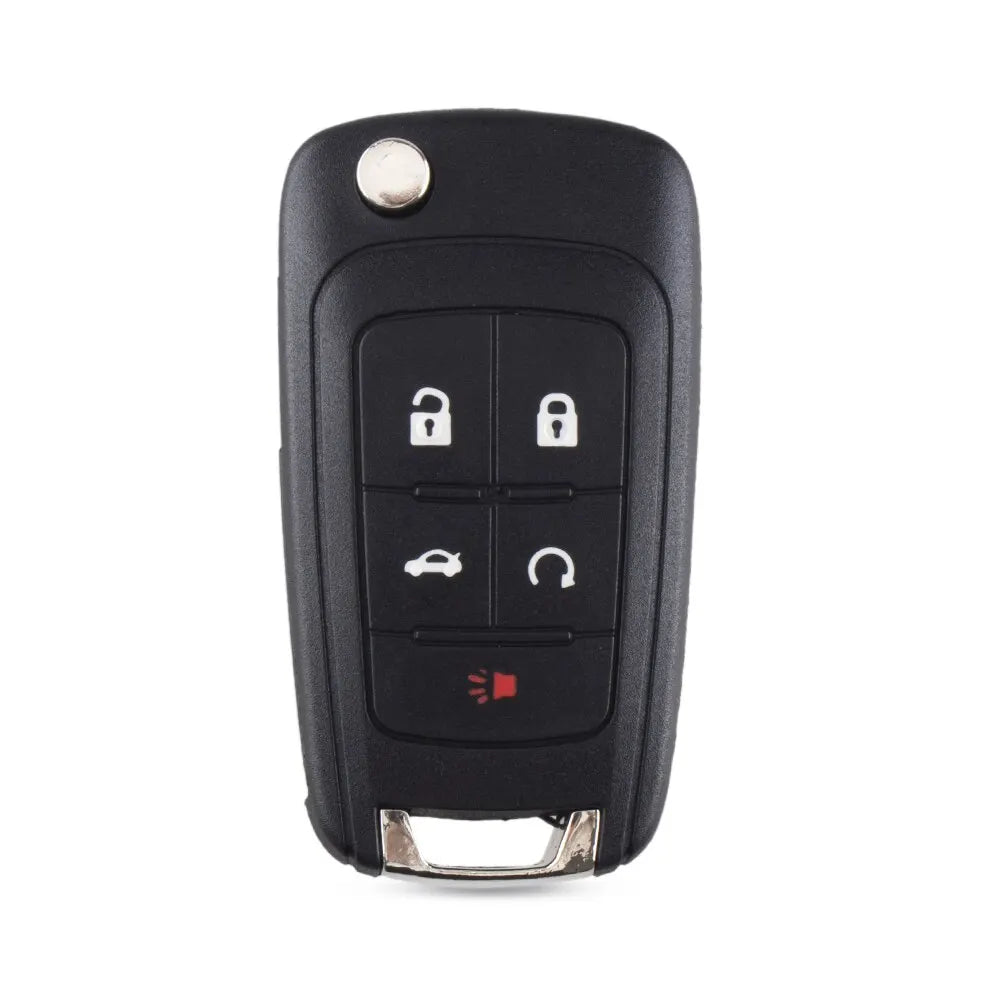 KEYYOU Flip Folding Remote Car Key Shell For Chevrolet Cruze Epica Lova Camaro Impala