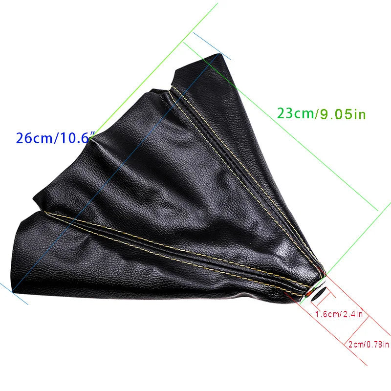 Car Manual Gear Shift Lever Dust Cover PU Leather Gear Position Dustproof Cover Automobile Interior Decoration Accessories